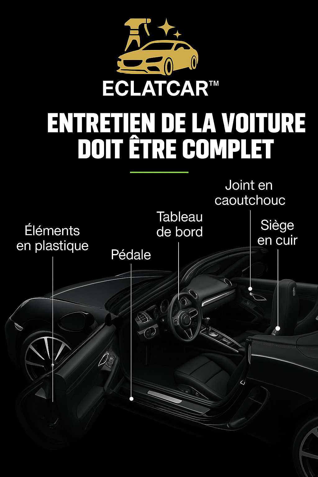 Spray Cuir & Plastique ECLATCAR™